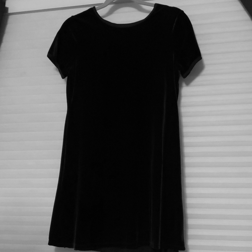 Blue Velvet Dress